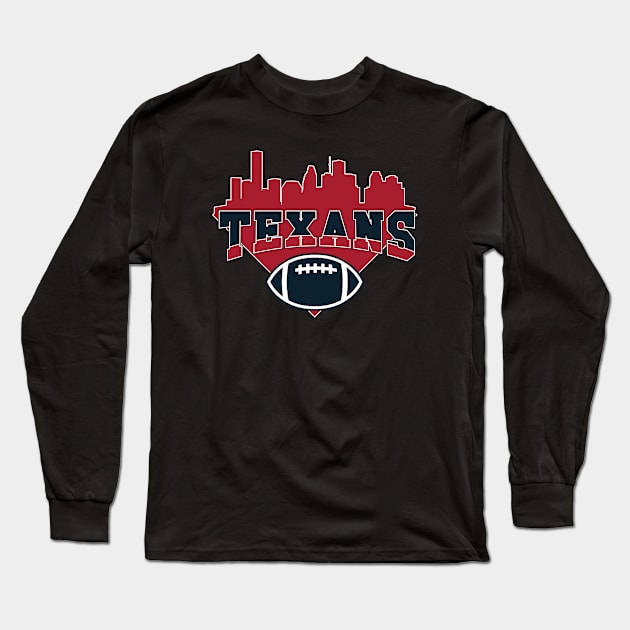 TEXANS Long Sleeve T-Shirt by Litho